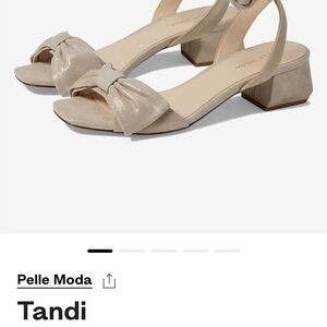 NWT Pelle Moda Tandi-sh Taupe Dark Shimmer Suede shoes